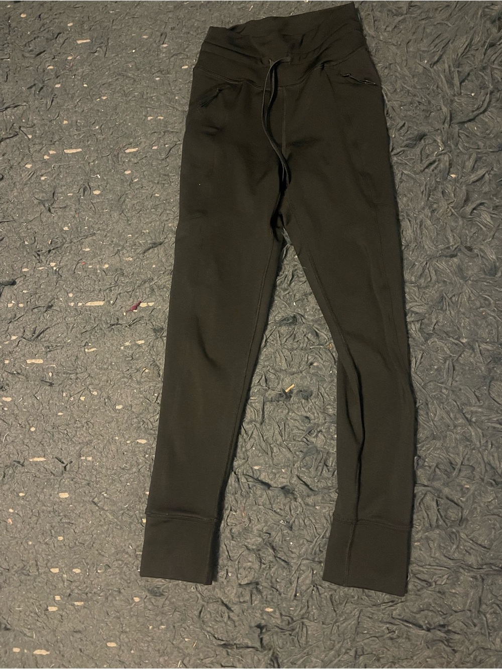 Women’s offline Black Drawstring Athletic Leggings size small